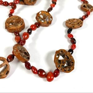 (3/$9) fall colored necklace